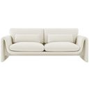 The appearance of Sloan Velvet Fabric Sofa In Cream designed by Meridian in the modern / contemporary interior design. This cream piece of furniture was selected by 1StopBedrooms from Sloan Collection to add a touch of cosiness and style into your home. Sku: 199Cream-S. Material: Velvet.