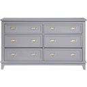 The appearance of Sloane Dresser In Gray designed by Homelegance in the traditional interior design. This gray piece of furniture  was selected by 1StopBedrooms from Sloane Collection to add a touch of cosiness and style into your home. Sku: B2024GY-5. Material: Wood.