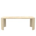 The appearance of Sloane Extension Dining Table In Driftwood designed by Alpine in the modern / contemporary interior design. This driftwood piece of furniture was selected by 1StopBedrooms from Sloane Collection to add a touch of cosiness and style into your home. Sku: 3966-01. Table Top Shape: Rectangular. Size: 84" x 38". Material: Solid Rubberwood.