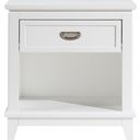 The appearance of Sloane Night Stand In White designed by Homelegance in the traditional interior design. This white piece of furniture was selected by 1StopBedrooms from Sloane Collection to add a touch of cosiness and style into your home. Sku: B2024WH-4. Material: Wood.
