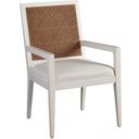 The appearance of Laguna Smithcliff Woven Arm Chair In Tides designed by Barclay Butera in the transitional interior design. This tides piece of furniture was selected by 1StopBedrooms from Laguna Collection to add a touch of cosiness and style into your home. Sku: 935-881-01. Material: Wood.