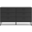 The appearance of Socalle Dresser In Black designed by Signature Design by Ashley in the transitional interior design. This black piece of furniture was selected by 1StopBedrooms from Socalle Collection to add a touch of cosiness and style into your home. Sku: EB1865-231. Material: Wood.
