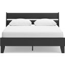 The appearance of Socalle Queen Panel Platform Bed In Black designed by Signature Design by Ashley in the transitional interior design. This black piece of furniture was selected by 1StopBedrooms from Socalle Collection to add a touch of cosiness and style into your home. Sku: EB1865-113;EB1865-157. Bed Type: Platform Bed. Material: Wood. Bed Size: Queen.