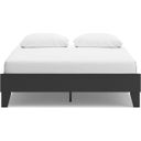 The appearance of Socalle Queen Platform Bed In Black designed by Signature Design by Ashley in the transitional interior design. This black piece of furniture was selected by 1StopBedrooms from Socalle Collection to add a touch of cosiness and style into your home. Sku: EB1865-113. Bed Type: Platform Bed. Material: Wood. Bed Size: Queen.