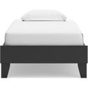 The appearance of Socalle Twin Platform Bed In Black designed by Signature Design by Ashley in the transitional interior design. This black piece of furniture was selected by 1StopBedrooms from Socalle Collection to add a touch of cosiness and style into your home. Sku: EB1865-111. Bed Type: Platform Bed. Material: Wood. Bed Size: Twin.