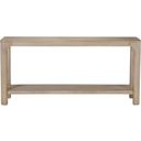 The appearance of Solano 64-Inch Entryway Console Sofa Table In Weathered Mango designed by Coaster in the coastal interior design. This weathered mango piece of furniture  was selected by 1StopBedrooms from Solano Collection to add a touch of cosiness and style into your home. Sku: 723489. Material: MDF.