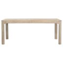 The appearance of Solano 90-Inch Extension Dining Table In Weathered Mango designed by Coaster in the coastal interior design. This weathered mango piece of furniture was selected by 1StopBedrooms from Solano Collection to add a touch of cosiness and style into your home. Sku: 115501. Table Top Shape: Rectangular. Material: Mahogany. Size: 40" x 74".