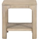 The appearance of Solano Square Wood Side End Table with Shelf In Weathered Mango designed by Coaster in the coastal interior design. This weathered mango piece of furniture  was selected by 1StopBedrooms from Solano Collection to add a touch of cosiness and style into your home. Sku: 723487. Material: Mahogany.