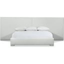 The appearance of Solaria King Dual Headboard Fully Upholstered Panel Bed designed by Bernhardt in the modern / contemporary interior design. This weathered bone piece of furniture was selected by 1StopBedrooms from Solaria Collection to add a touch of cosiness and style into your home. Sku: 310FR66;310H66. Bed Type: Panel Bed. Material: Fabric. Bed Size: King.