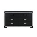The appearance of Soleil Dresser In Charcoal designed by Global Furniture USA in the modern / contemporary interior design. This charcoal piece of furniture was selected by 1StopBedrooms from Soleil Collection to add a touch of cosiness and style into your home. Sku: SOLEIL-CHARCOAL-DR. Material: MDF.