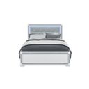 Soleil Queen Upholstered Bed In White