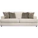 The appearance of Soletren Queen Sofa Sleeper In Stone designed by Signature Design by Ashley in the modern / contemporary interior design. This stone piece of furniture  was selected by 1StopBedrooms from Soletren Collection to add a touch of cosiness and style into your home. Sku: 9510439. Material: Fabric.