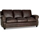 The appearance of Solomon Italian Leather Sofa (Choca) designed by Luke Leather in the modern / contemporary interior design. This choca piece of furniture  was selected by 1StopBedrooms from Solomon Collection to add a touch of cosiness and style into your home. Sku: Solomon-S-Choca. Material: Leather.