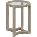 The appearance of Solstice Round Spot Table designed by Hammary in the modern / contemporary interior design. This light stain piece of furniture  was selected by 1StopBedrooms from Solstice Collection to add a touch of cosiness and style into your home. Sku: 086-914. Material: Wood.