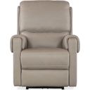 The appearance of Somers Power Recliner with Power Headrest In Gray designed by Hooker in the transitional interior design. This gray piece of furniture was selected by 1StopBedrooms from SS Collection to add a touch of cosiness and style into your home. Sku: SS718-PHZ1-090. Material: Leather.