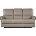 The appearance of Somers Power Sofa with Power Headrest In Gray designed by Hooker in the transitional interior design. This gray piece of furniture was selected by 1StopBedrooms from SS Collection to add a touch of cosiness and style into your home. Sku: SS718-PHZ3-090. Material: Leather.