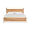Somerset Queen Panel Bed In Butternut