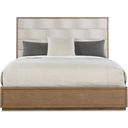 The appearance of Sonnet Queen Upholstered Bed In Beige designed by Hooker in the transitional interior design. This beige piece of furniture was selected by 1StopBedrooms from Sonnet Collection to add a touch of cosiness and style into your home. Sku: 6072-90850-85. Bed Size: Queen. Material: Oak Veneer. Bed Type: Upholstered Bed.