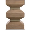 The appearance of Sonnet Square End Table In Medium Wood designed by Hooker in the transitional interior design. This medium wood piece of furniture was selected by 1StopBedrooms from Sonnet Collection to add a touch of cosiness and style into your home. Sku: 6072-80213-85. Material: Oak Veneer.