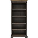 The appearance of Sonoma Executive Open Bookcase In Dark Roast designed by Martin Furniture in the traditional interior design. This dark roast piece of furniture was selected by 1StopBedrooms from Sonoma Collection to add a touch of cosiness and style into your home. Sku: IMSA3678. Material: Wood.