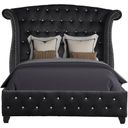 The appearance of Sophia Upholstery Full Size Bed Made With Wood In Black designed by Galaxy Home Furnishings in the modern / contemporary interior design. This black piece of furniture was selected by 1StopBedrooms from Sophia Collection to add a touch of cosiness and style into your home. Sku: 698781171868-1;698781171868-2;698781171868-3. Bed Type: Platform Bed. Material: Wood. Bed Size: Full.