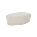 Soraya Ottoman In Dove Cream