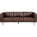 The appearance of Soren Leather Sofa In Brown designed by Homelegance in the modern / contemporary interior design. This brown piece of furniture  was selected by 1StopBedrooms from Soren Collection to add a touch of cosiness and style into your home. Sku: 9280BR-3. Material: Leather.