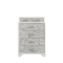 The appearance of Soul Chest In White designed by Galaxy Home Furnishings in the modern / contemporary interior design. This white piece of furniture was selected by 1StopBedrooms from Soul Collection to add a touch of cosiness and style into your home. Sku: 601955557627. Material: Solid Wood.