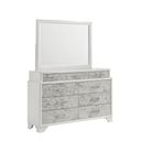 The appearance of Soul Mirror In White designed by Galaxy Home Furnishings in the modern / contemporary interior design. This white piece of furniture was selected by 1StopBedrooms from Soul Collection to add a touch of cosiness and style into your home. Sku: 601955557603. Material: Solid Wood.
