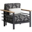 The appearance of South Beach Lounge Chair 01-3940-11-40 designed by Tommy Bahama in the modern / contemporary interior design. This gray piece of furniture was selected by 1StopBedrooms from South Beach Collection to add a touch of cosiness and style into your home. Sku: 3940-11-40. Material: Aluminum.