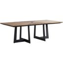 The appearance of South Beach Rectangular Dining Table In Obsidian designed by Tommy Bahama in the modern / contemporary interior design. This obsidian piece of furniture  was selected by 1StopBedrooms from South Beach Collection to add a touch of cosiness and style into your home. Sku: 3940-876C. Material: Aluminum. Table Top Shape: Rectangular. Size: 88".