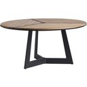 The appearance of South Beach Round Dining Table In Obsidian designed by Tommy Bahama in the transitional interior design. This obsidian piece of furniture was selected by 1StopBedrooms from South Beach Collection to add a touch of cosiness and style into your home. Sku: 3940-875C. Table Top Shape: Round. Material: Aluminum.