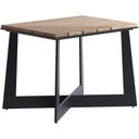 South Beach Square End Table In Obsidian