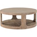 The appearance of South Bend Round Cocktail Table In Brown designed by Liberty in the modern / contemporary interior design. This brown piece of furniture was selected by 1StopBedrooms from South Bend Collection to add a touch of cosiness and style into your home. Sku: 306-OT1011. Material: Solid Rubberwood.