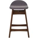 The appearance of Space Savers Grey Barstool set of 2 designed by Liberty in the transitional interior design. This gray piece of furniture was selected by 1StopBedrooms from Space Savers Collection to add a touch of cosiness and style into your home. Sku: 198-B650124-GY. Material: Fabric.