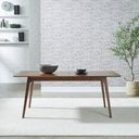 The appearance of Space Savers Rectangular Leg Table In Walnut designed by Liberty in the modern / contemporary interior design. This walnut piece of furniture was selected by 1StopBedrooms from Space Savers Collection to add a touch of cosiness and style into your home. Sku: 198-T3675. Table Top Shape: Rectangular. Material: Solid Rubberwood. Size: 75" x 36".