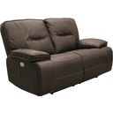 The appearance of Spartacus Chocolate Dual Power Reclining Loveseat with Power Headrest designed by Parker House in the modern / contemporary interior design. This brown piece of furniture  was selected by 1StopBedrooms from Spartacus Collection to add a touch of cosiness and style into your home. Sku: MSPA#822PH-CHO. Material: Polyester.