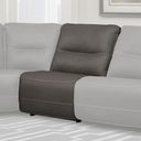 The appearance of Spartacus Haze Armless Recliner designed by Parker House in the modern / contemporary interior design. This haze piece of furniture  was selected by 1StopBedrooms from Spartacus Collection to add a touch of cosiness and style into your home. Sku: MSPA#810-HAZ. Material: Polyester.