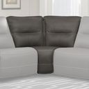 The appearance of Spartacus Haze Corner Wedge designed by Parker House in the modern / contemporary interior design. This haze piece of furniture  was selected by 1StopBedrooms from Spartacus Collection to add a touch of cosiness and style into your home. Sku: MSPA#850-HAZ. Material: Polyester.
