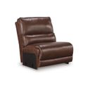 The appearance of Spear Hill Armless Chair In Canyon designed by Signature Design by Ashley in the modern / contemporary interior design. This canyon piece of furniture was selected by 1StopBedrooms from Spear Hill Collection to add a touch of cosiness and style into your home. Sku: NCU6260746. Material: Leather Match.