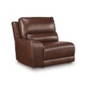 The appearance of Spear Hill LAF Power Recliner In Canyon designed by Signature Design by Ashley in the modern / contemporary interior design. This canyon piece of furniture  was selected by 1StopBedrooms from Spear Hill Collection to add a touch of cosiness and style into your home. Sku: NCU6260758. Material: Leather Match.