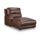 The appearance of Spear Hill LAF Press Back Power Chaise In Canyon designed by Signature Design by Ashley in the modern / contemporary interior design. This canyon piece of furniture was selected by 1StopBedrooms from Spear Hill Collection to add a touch of cosiness and style into your home. Sku: NCU6260779. Material: Leather Match.