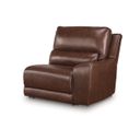 The appearance of Spear Hill RAF Power Recliner In Canyon designed by Signature Design by Ashley in the modern / contemporary interior design. This canyon piece of furniture was selected by 1StopBedrooms from Spear Hill Collection to add a touch of cosiness and style into your home. Sku: NCU6260762. Material: Leather Match.