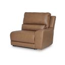 The appearance of Spear Hill Right-Arm Facing Power Recliner In Caramel designed by Signature Design by Ashley in the modern / contemporary interior design. This caramel piece of furniture  was selected by 1StopBedrooms from Spear Hill Collection to add a touch of cosiness and style into your home. Sku: NCU6260662. Material: Leather Match.