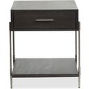 Spencer Rectangular End Table In Dark Briarsmoke