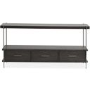 Spencer Rectangular Sofa Table In Dark Briarsmoke