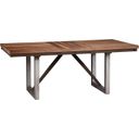 The appearance of Spring Creek Dining Table with Extension Leaf Natural Walnut designed by Coaster in the country / farmhouse interior design. This natural walnut piece of furniture was selected by 1StopBedrooms from Spring Creek Collection to add a touch of cosiness and style into your home. Sku: 106581B1;106581B2. Material: Wood. Table Top Shape: Rectangular. Size: 40" x 77".