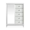 The appearance of Springhouse Door Chest In Whisper White designed by Magnussen in the transitional interior design. This whisper white piece of furniture was selected by 1StopBedrooms from Springhouse Collection to add a touch of cosiness and style into your home. Sku: B5993-13. Material: MDF.