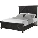 The appearance of Spruce Creek Queen Panel Bed In Black designed by Bernell in the transitional interior design. This black piece of furniture was selected by 1StopBedrooms from Spruce Creek Collection to add a touch of cosiness and style into your home. Sku: 1708-105. Bed Type: Panel Bed. Bed Size: Queen. Material: Solid Pine.