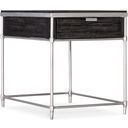Commerce and Market St. Armand Rectangular End Table In Black